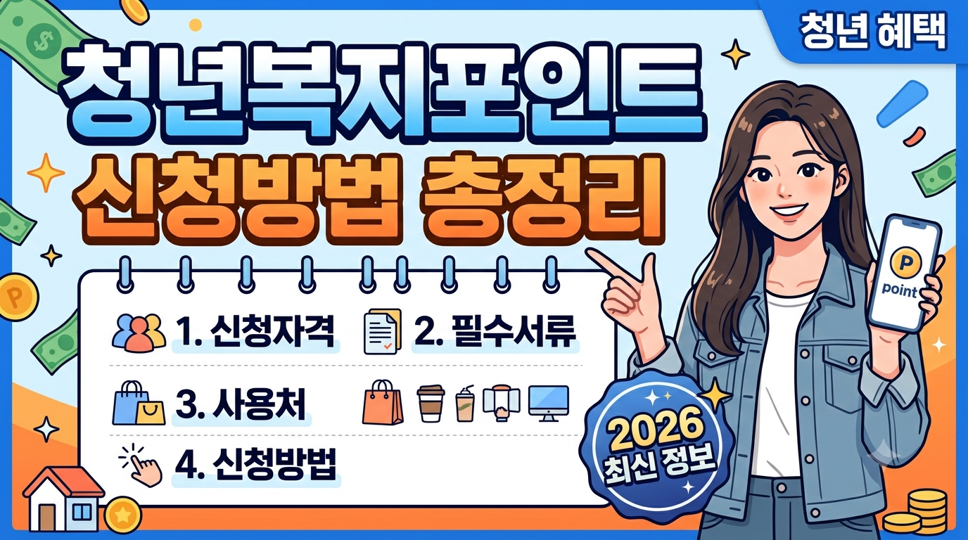 청년복지포인트 신청방법 총정리｜신청자격·서류·사용처까지